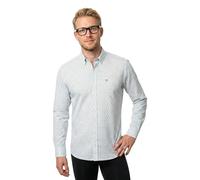 Fynch-Hatton Casual Fit Hemd grün, Bedruckt