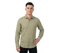 Fynch-Hatton Hemdjacke Casual Fit Leinen Einfarbig Pistachio XXL