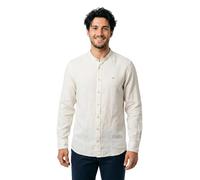 Fynch-Hatton Leinenhemd Premium Linen – Stehkragen – Weiß – Gr. XL