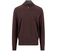 Fynch-Hatton Troyer-Zip Halbzippullover Merino-Cashmere Soil Größe L