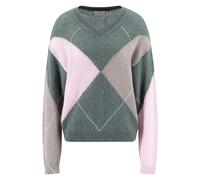 Fynch-Hatton Wollpullover mit gerippten Abschlüssen in Schilf, Größe XS