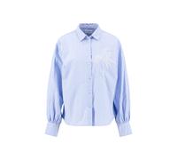 FYNCH-HATTON - BLOUSE STRIPE EMBROY cornflower blue - Gr. - 40