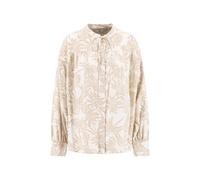 FYNCH-HATTON - BLOUSE VOLUME LINEN MIX PALMS milk - Gr. - 36