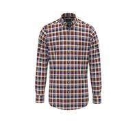 FYNCH-HATTON Hemd aus Baumwolle mit kariertem Muster und Button-Down-Kragen deep Merlot/L