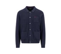 FYNCH-HATTON - Cardigan, Buttoned, ribbed navy - Gr. - S