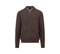 FYNCH-HATTON Strickjacke aus Baumwolle mit Reißverschluss und Stehkragen Earth/M