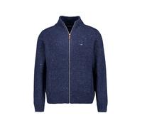 Fynch-Hatton Cardigan Herren Regular Fit Alpaka-Wolle blau, XXL