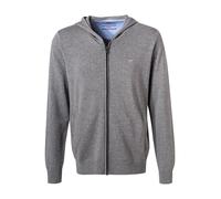 Fynch-Hatton Cardigan Herren Regular Fit V-Ausschnitt Baumwolle blau, M