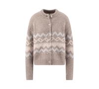 FYNCH-HATTON - CARDIGAN NORWAY HAIRY YARN *RWS urban taupe - Gr. - S