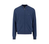 Strickpullover FYNCH-HATTON, Herren, Gr. 3XL, night, Strick, Obermaterial: 100% Baumwolle, unifarben, regular fit taillenbedeckt, Rippbündchen, Pullover, mit Logo Stickerei (14819761-XXXL) night