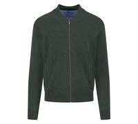 FYNCH-HATTON Strickjacke aus Baumwolle mit Reißverschluss und Stehkragen Dark ivy/L