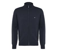 Fynch-Hatton Casual Fit Cardigan dunkelblau, Einfarbig