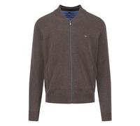 Fynch-Hatton Casual Fit Cardigan Earth, Einfarbig