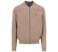 Fynch-Hatton Casual Fit Cardigan taupe, Einfarbig
