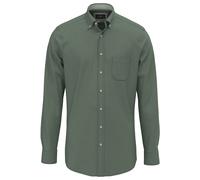 Fynch-Hatton Casual Fit Flanellhemd Fern, Einfarbig