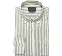 Fynch-Hatton Casual Fit Hemd avocado, Gestreift
