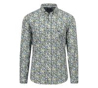 Fynch-Hatton Casual Fit Hemd blau, Blumen