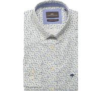 Fynch-Hatton Casual Fit Hemd grün, Bedruckt