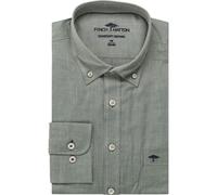 Fynch-Hatton Casual Fit Hemd grün, Einfarbig