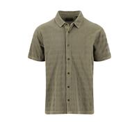 Fynch-Hatton Casual Fit Hemd Kurzarm grün