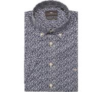 Fynch-Hatton Casual Fit Hemd Kurzarm marine