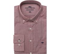 Fynch-Hatton Casual Fit Hemd rot, Einfarbig