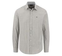 Fynch-Hatton Casual Fit Hemdjacke Dark Khaki, Kariert