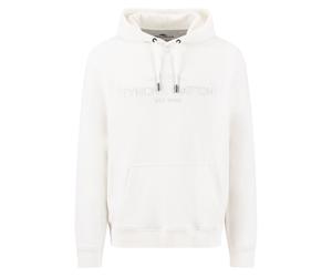 Fynch-Hatton Casual Fit Kapuzen Sweatshirt weiss, Einfarbig