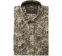 Fynch-Hatton Slim Fit Leinenhemd mit Button-Down-Kragen in Hellgruen, Größe M