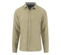 Fynch-Hatton Hemdjacke Casual Fit Leinen Pistachio Einfarbig Größe L