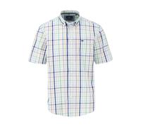 Fynch-Hatton Casual Fit Leinenhemd Turf Green, Kariert