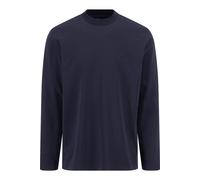 Fynch-Hatton Casual Fit Longsleeve dunkelblau, Einfarbig
