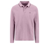 Fynch-Hatton Casual Fit Longsleeve Poloshirt Magnolia, Einfarbig