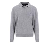 Fynch-Hatton Casual Fit Poloshirt grau, Einfarbig