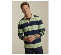 Fynch-Hatton Rugby-Poloshirt gestreift Navy Größe M