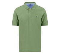 FYNCH-HATTON Poloshirt aus Baumwolle mit strukturierter Oberfläche Avocado / 3XL