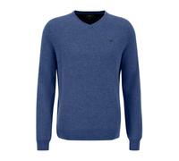 Fynch-Hatton Casual Fit Pullover blau, Einfarbig