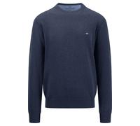 Fynch-Hatton Casual Fit Pullover dunkelblau, Einfarbig