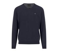 Fynch-Hatton Casual Fit Pullover dunkelblau, Einfarbig