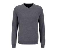 Fynch-Hatton Casual Fit Pullover dunkelgrau, Einfarbig