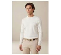 Fynch-Hatton Casual Fit Pullover ecru, Einfarbig