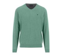 Fynch-Hatton Casual Fit Pullover grün, Einfarbig