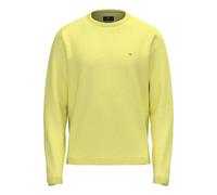 Fynch-Hatton Casual Fit Pullover Pale Yellow, Einfarbig