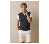 Fynch-Hatton Casual Fit Pullunder dunkelblau, Einfarbig