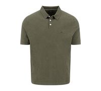 Fynch-Hatton Casual Fit Strickpolo dunkelgrün, Einfarbig