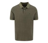 Fynch-Hatton Casual Fit Strickpolo grün, Bedruckt