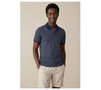 Fynch-Hatton Casual Fit Strickpolo marine, Bedruckt