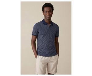 Fynch-Hatton Casual Fit Strickpolo marine, Bedruckt