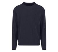 Fynch-Hatton Casual Fit Strickpullover Rundhalsdunkelblau, Einfarbig