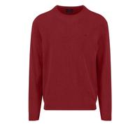 Fynch-Hatton Casual Fit Strickpullover RundhalsGarnet Red, Einfarbig